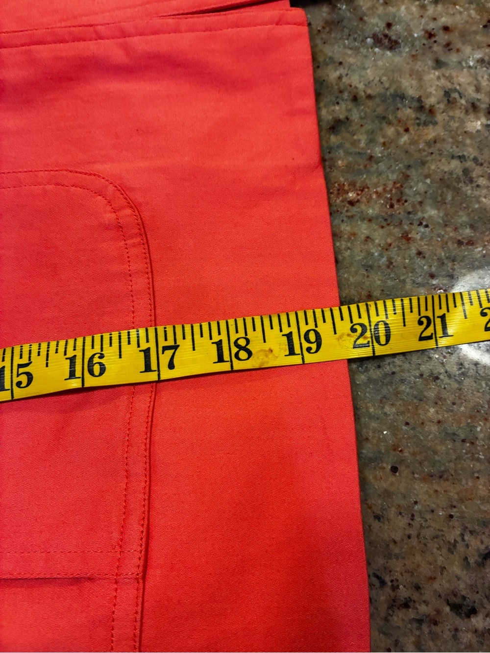 Patrick Christopher Petite Women's Orange Cotton Jacket, Size: PM - Picture 7 of 9